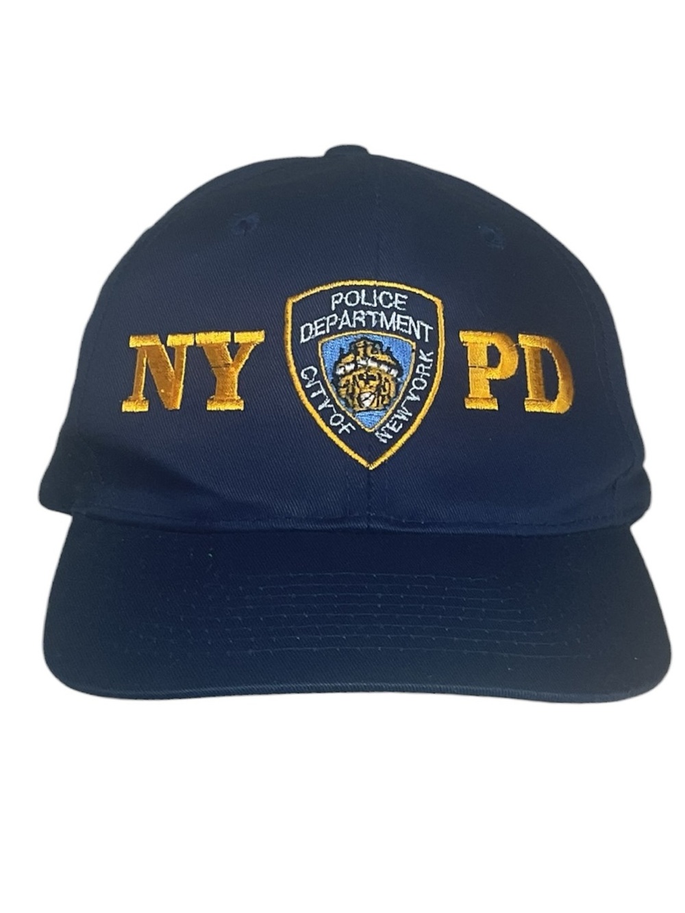 NYPD Navy & Gold Kids Baseball Cap - Police Department Patch